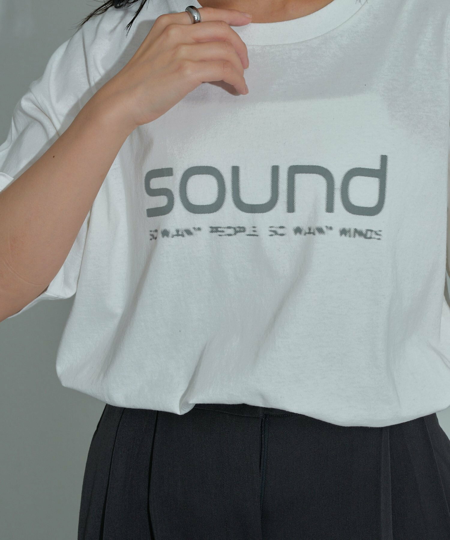 【LEI企画】SOUNDロゴTシャツ